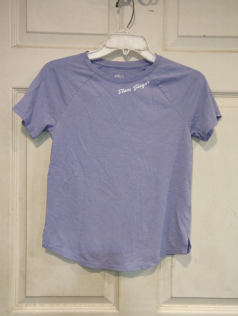Athletic Works Girl's Size L Lilac/Blue Tshirt